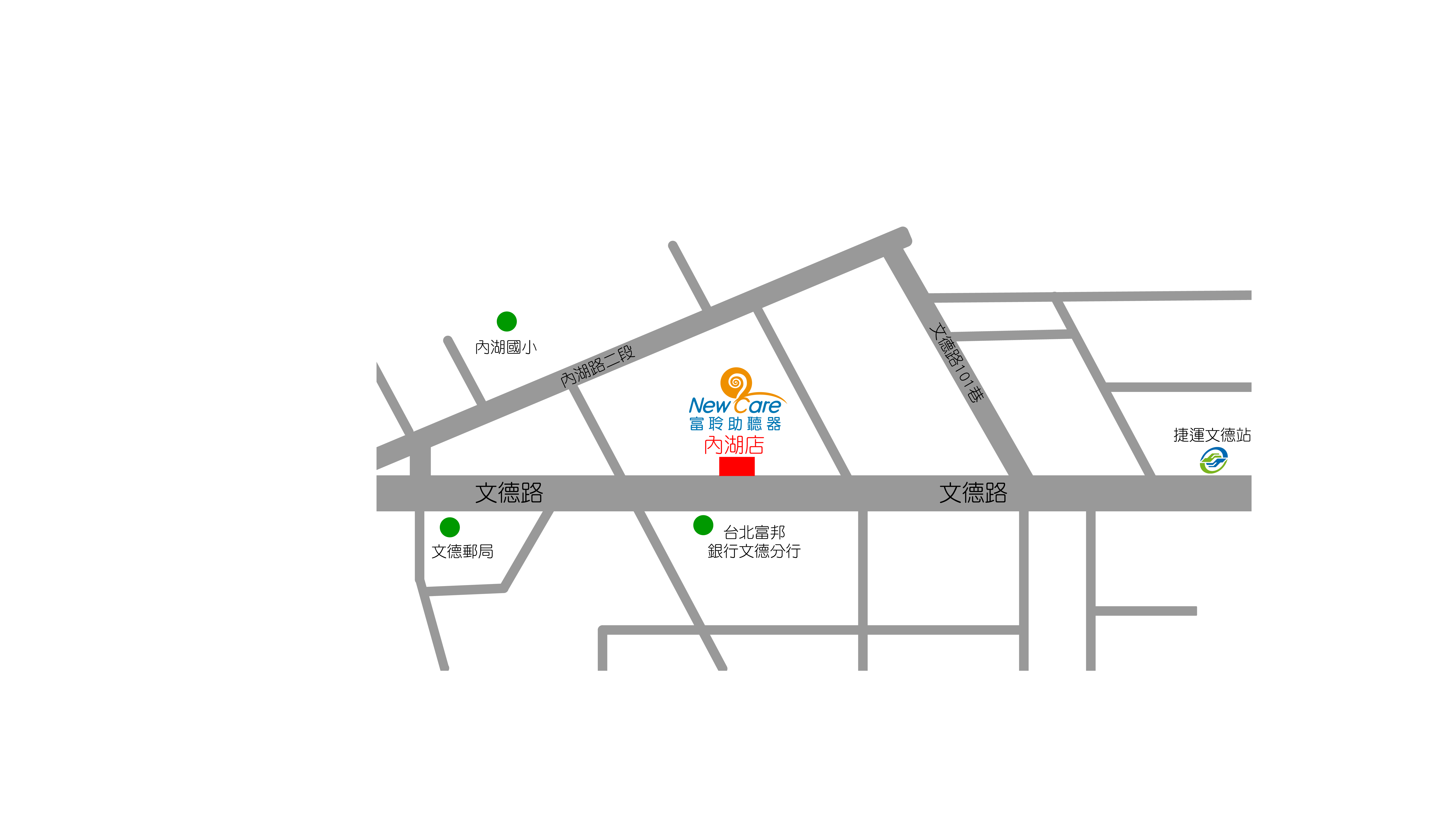 富聆聽力中心內湖門市地圖