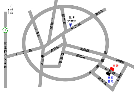 富聆聽力中心豐原門市地圖