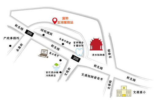 富聆聽力中心澎湖服務站地圖